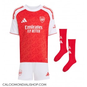 Maglie da calcio Arsenal Declan Rice #41 Prima Maglia Bambino 2025-26 Manica Corta (+ Pantaloni corti)